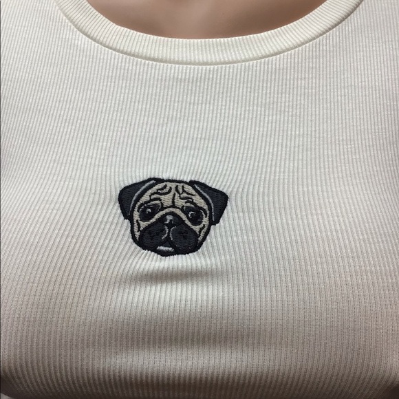 Wild Fable Pug Ribbed Long Sleeve Fitted Top - Picture 5 of 12